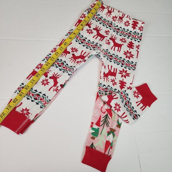 Hanna Andersson sz 100 / 4 pajama pants Christmas gnomes - Picture 5 of 6